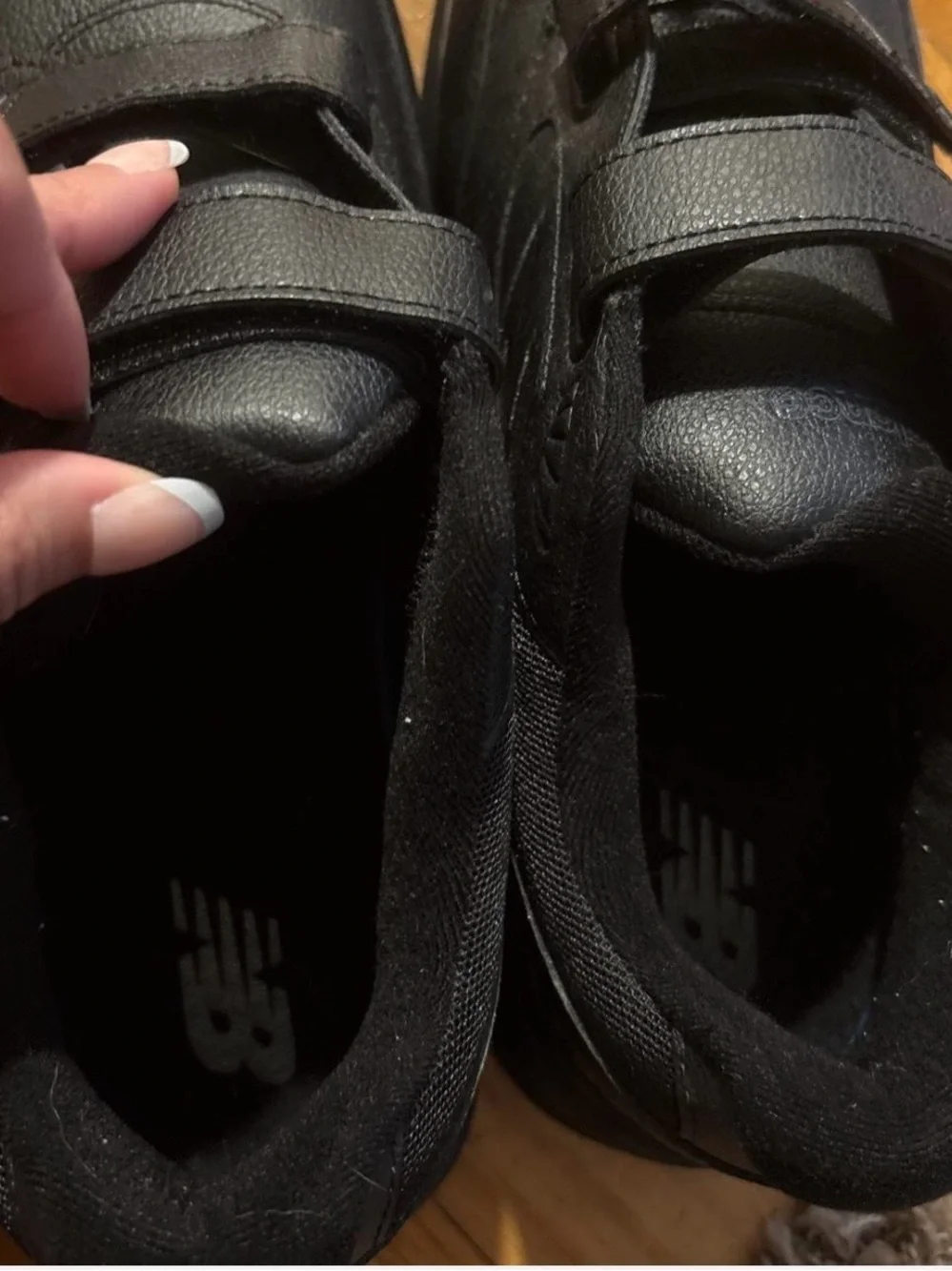 New Balance Black Slip-On Athletic Shoe